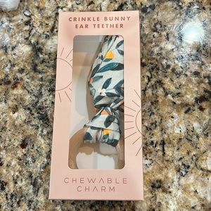 Crinkle Bunny Ear Teether